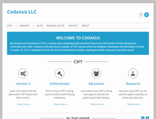Tablet Screenshot of codaxus.com